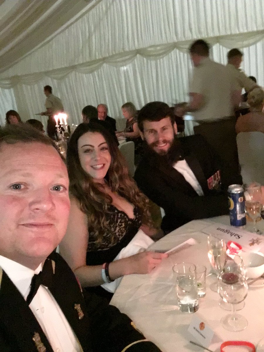 DavidCameron618's tweet photo. Lovely night at the #ABF dinner night in Hull with these two wonderful gems @OGShanahan @CayleRoyce https://t.co/bXJkqD8zQi