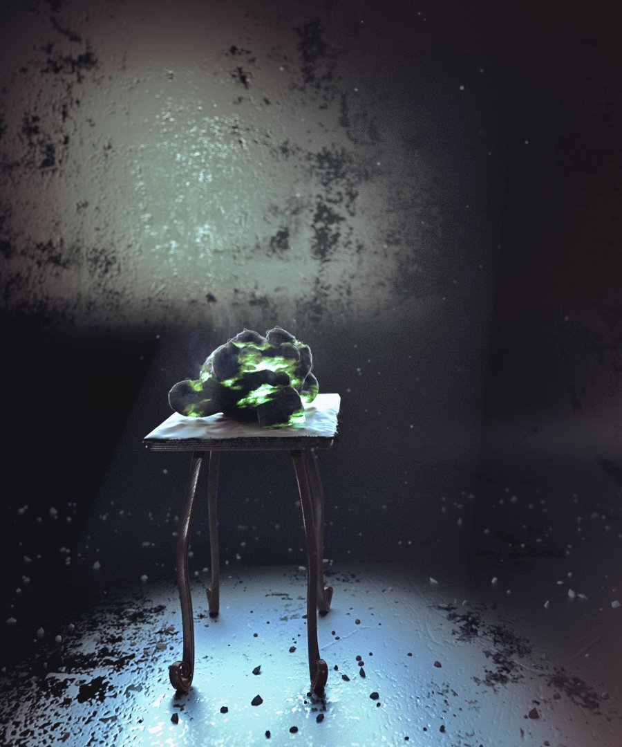 MohEideh's tweet photo. The Suzannean Artifact...another random Saturday render. #b3d https://t.co/OcoAPNvNMO