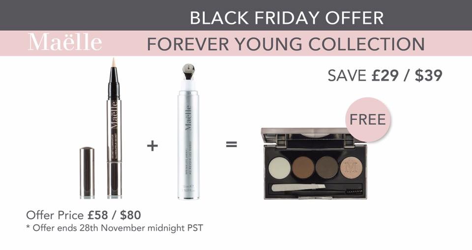 Bridgend4N's tweet photo. 2 fab Black Friday Offers from @Maelle. Forever Young &amp; Get Ready to Party will help you look amazing this Christmas
https://t.co/AmrdGE30i8 https://t.co/uMPy6QqXiN