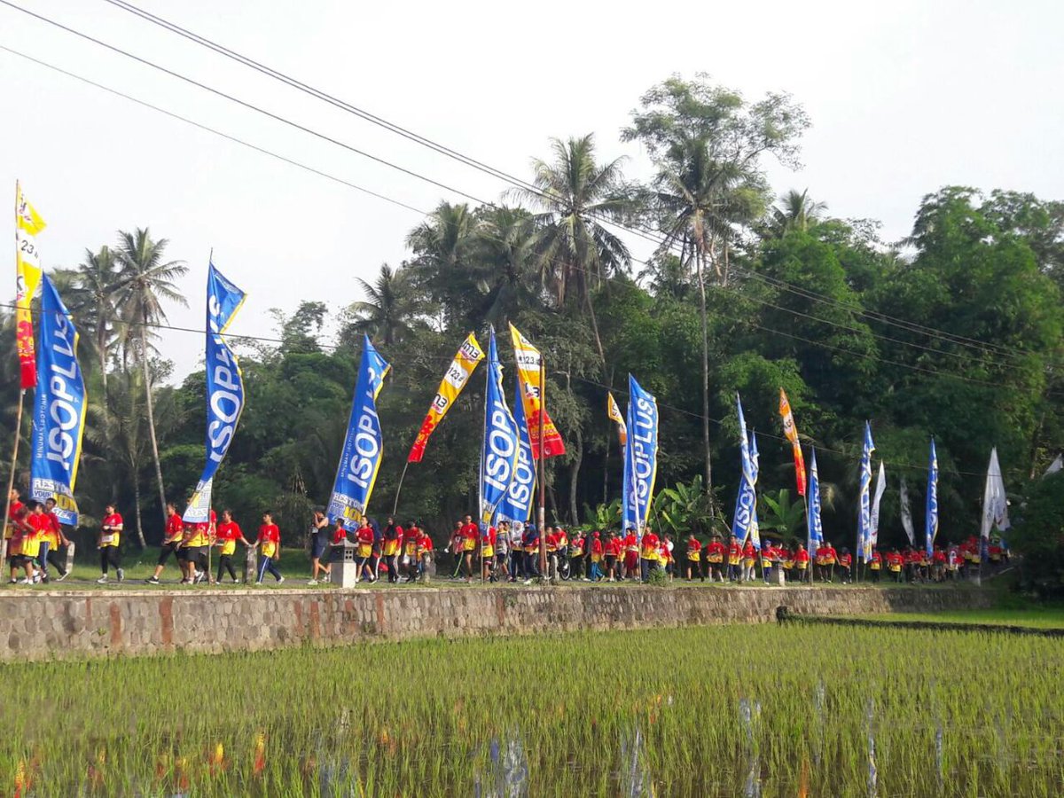 Asiknya rute <a href="/borobudurmrtn/">Borobudur Marathon</a>, melewati jalur dengan panorama khas pedesaan. Ijooo... 😍

#borobudurmarathon 
#borobudurmarathon2016