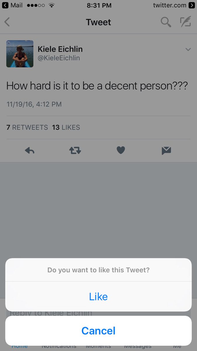 ayybau's tweet photo. @KieleEichlin no twitter, i want to love this tweet. https://t.co/gdJdtYum6K