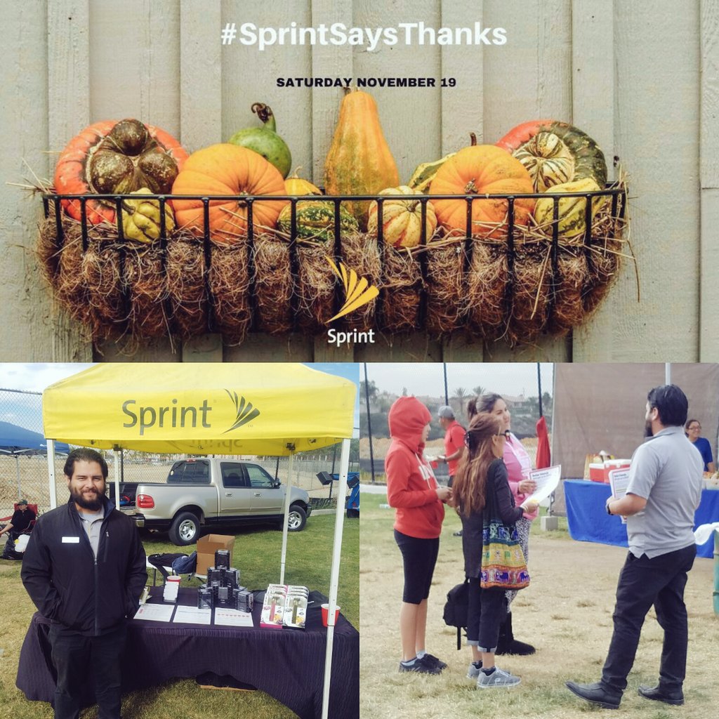 Representing Sprint North Park at a local soccer event. Score BIG savings by switching to sprint. Giveaways and more! #sprintsaysthanks