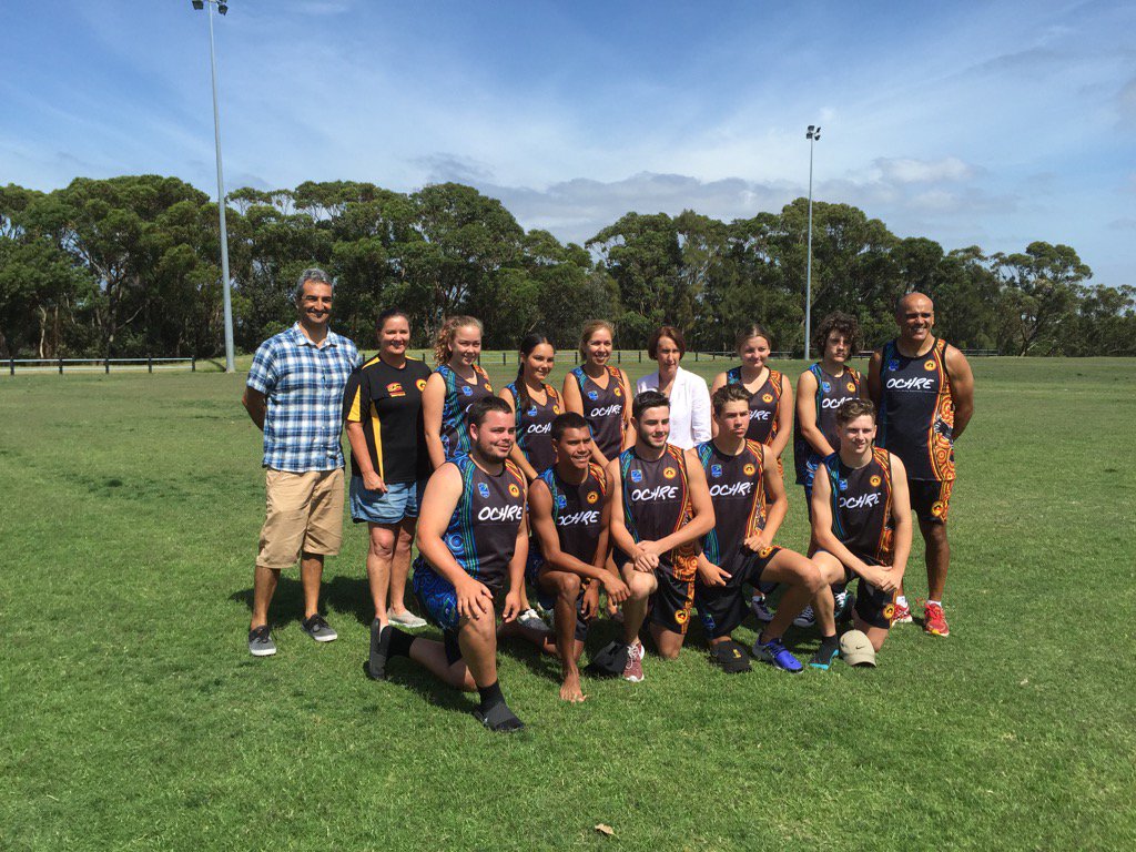 Australian Indigenous Oztag: supporting healthy lifestyles and cultural pride. Good luck in NZ you mob.