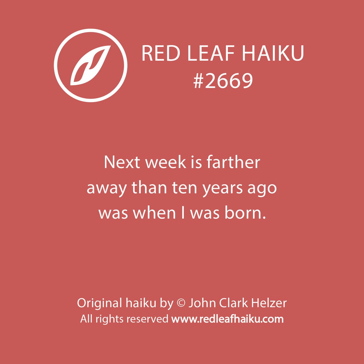 redleafhaiku's tweet photo. #redleafhaiku #haiku #poetry #poems #nextweek #fartheraway #tenyearsago #wheniwasborn https://t.co/q6PIyOt5ZI
