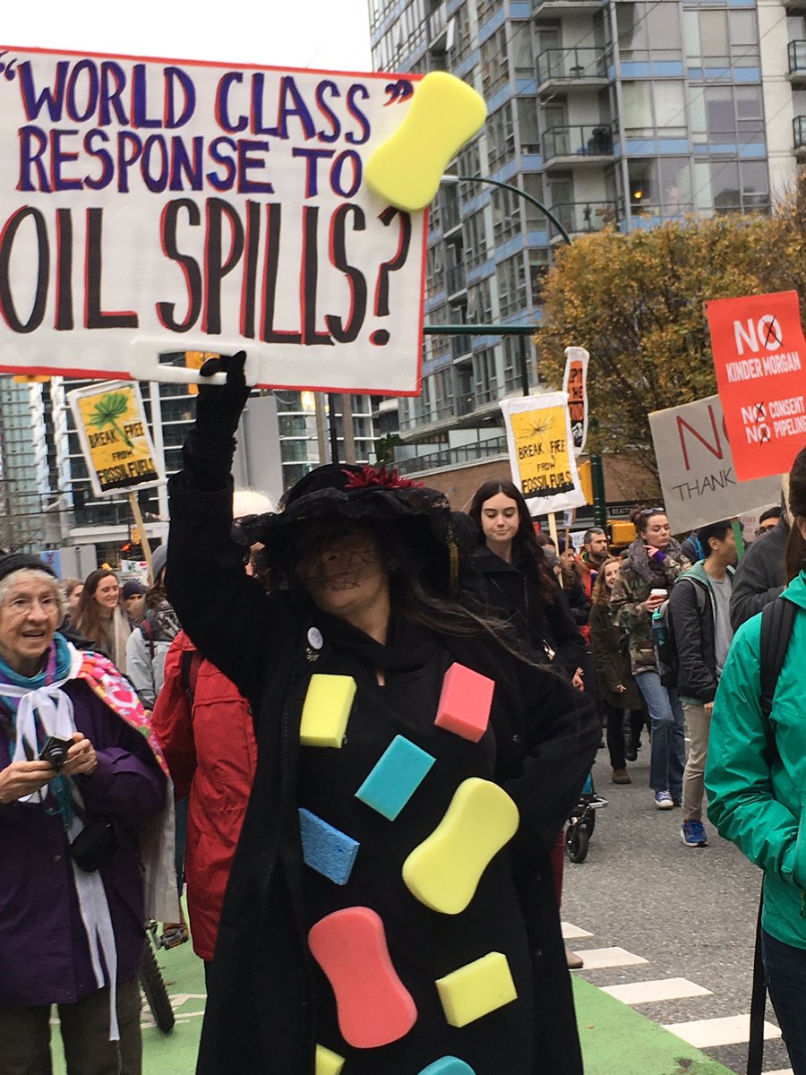 rbaldwinson's tweet photo. Well put #protestKM #kindermorgan https://t.co/0BBrP1zw4B