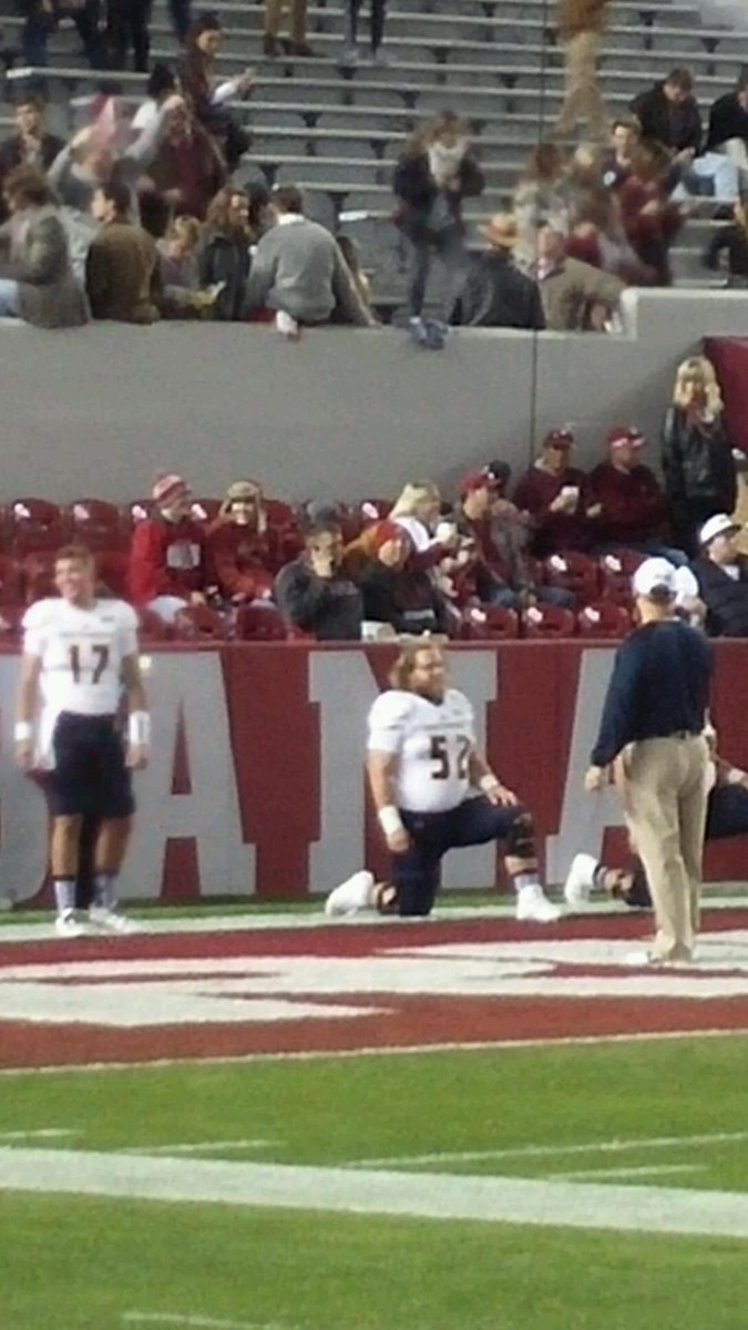 RheaCoAthletics's tweet photo. Former Eagle and now UTC starting center about to take on Alabama. #eaglepride #gomocs https://t.co/TDUGgwG5WS