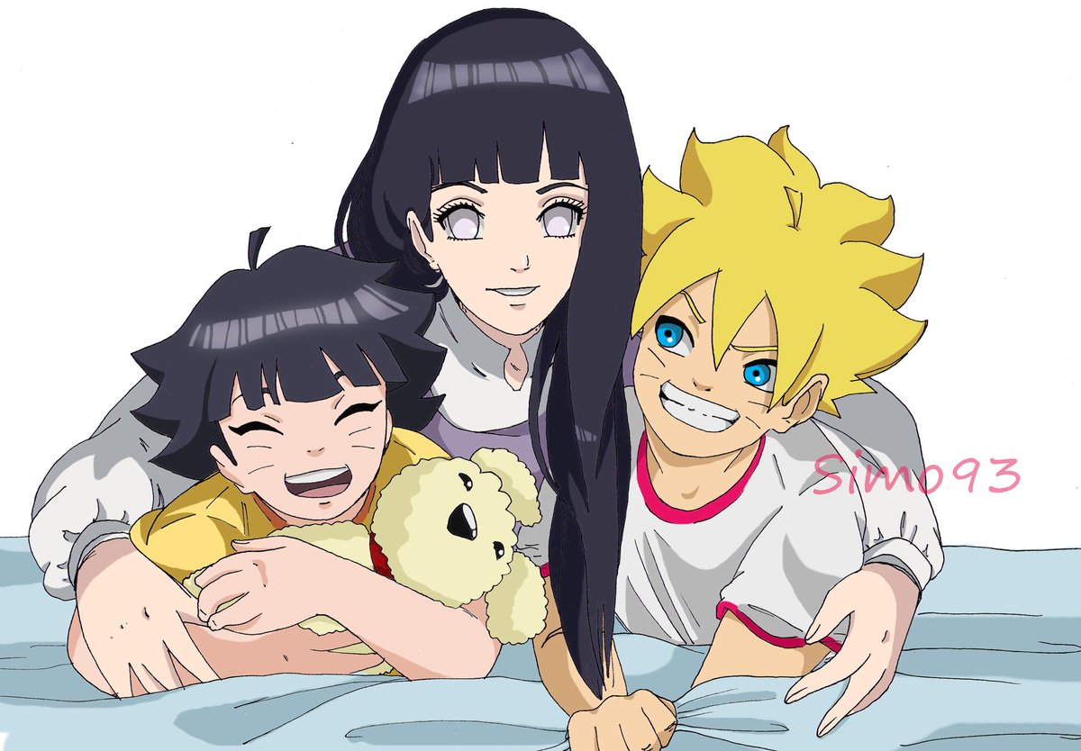 Naruto hinata boruto and himawari