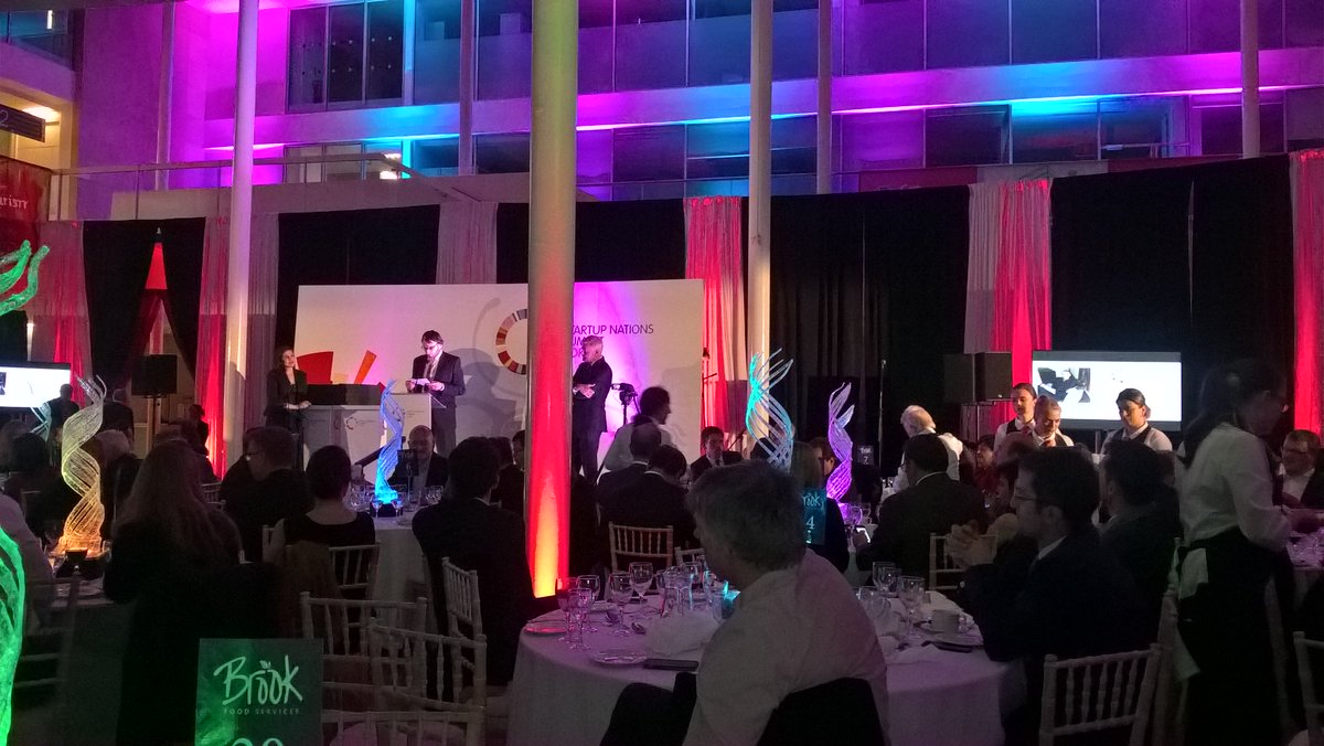 Just WOW,  inspirational evening #SNS2016 Winner of the Startup Nations Awards for Groundbreaking Policy <a href="/HugoKantis/">Hugo Kantis</a>