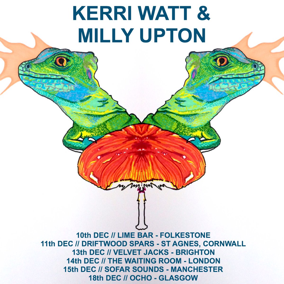 ...and here they are :)  We're going everywhere - hope you can all come along!