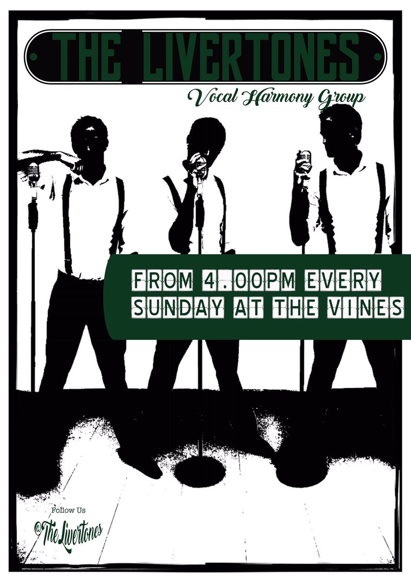 Don't forget to watch the <a href="/livertones/">The Livertones</a> at <a href="/vinesliverpool/">The Vines Liverpool</a> We have a few new songs to try out. #Liverpool #music #singers #trio #vocals #band