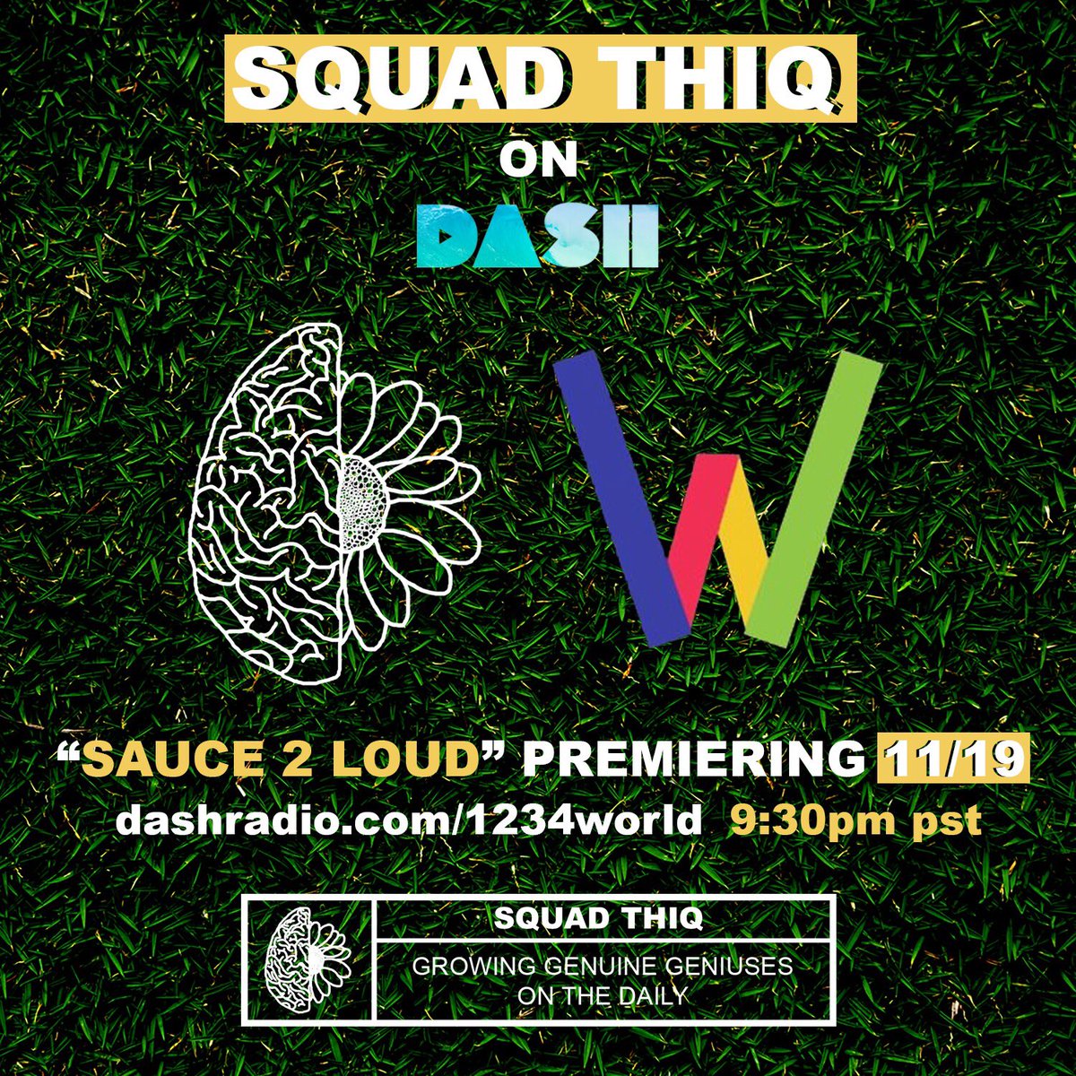 SquadThiQ's tweet photo. TONIGHT! Our friends at @1234Creations are premiering our song "Sauce 2 Loud" at 9:30pm pst! Tune in on https://t.co/oPcKUYJRSL https://t.co/CH5g7bbMic