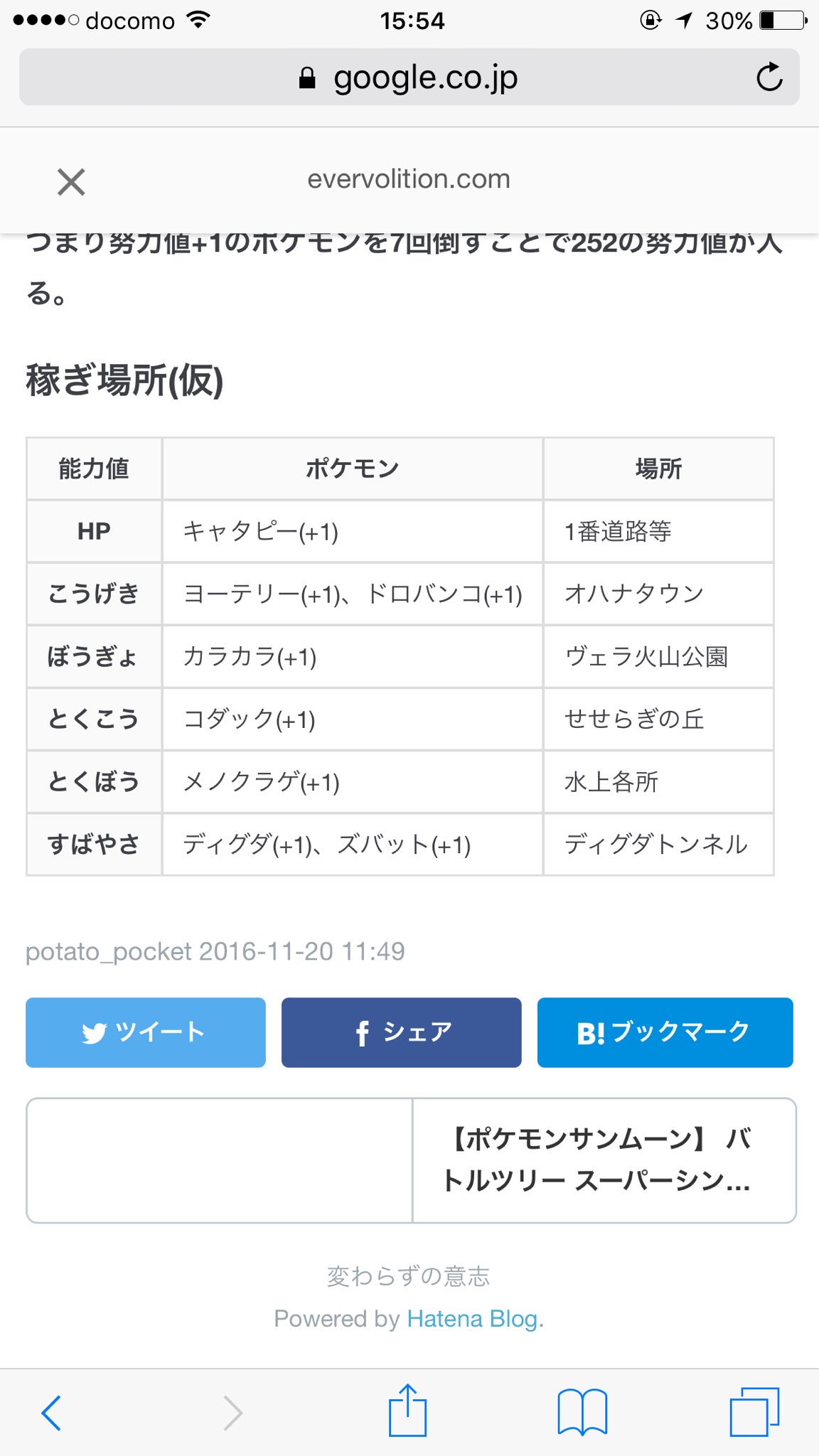 ぽにょ ポケモンサンムーンの努力値振りメモ T Co Jmz2pcazrj Twitter