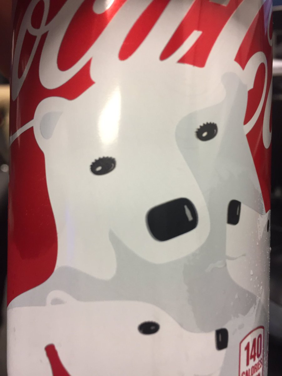 AndyHarrison361's tweet photo. Do u ever feel like the polar bear on the coke can? https://t.co/BU1AUPJJJx