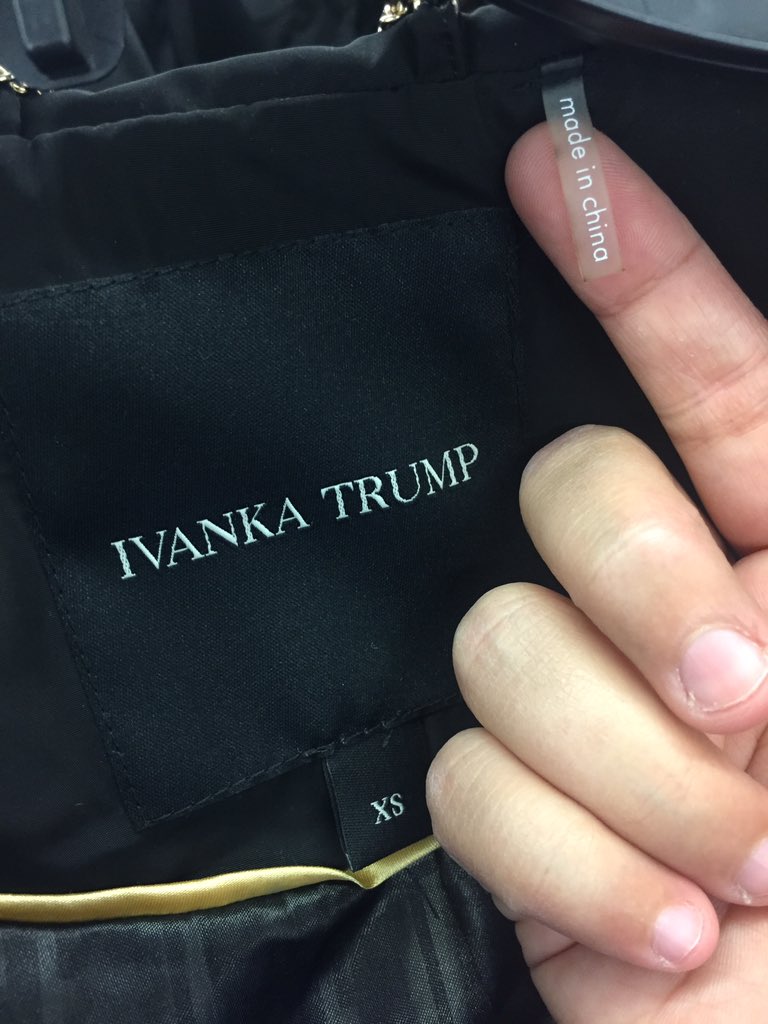 b_rit's tweet image. Wanna bring jobs back to the US, start with your own brands #badexamples #trump #ivankatrump