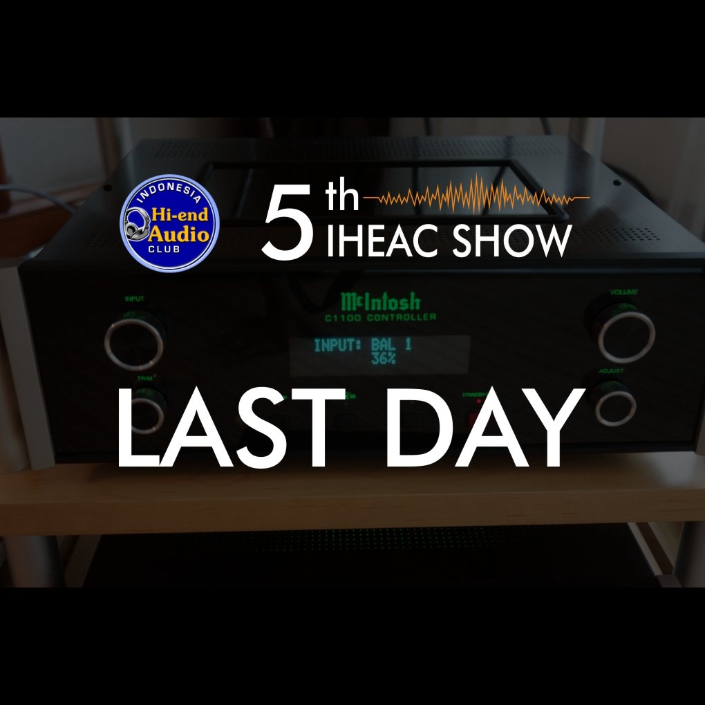 IHEAC_ID's tweet image. Audiophilers, this is LAST DAY of #IHEACshow 2016

Jangan sampai nyesel krn melewatkan pameran audio-video High End terbesar se-Indonesia