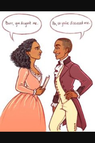 TalkLessHam's tweet image. Then you've assessed me.-Aaron Burr