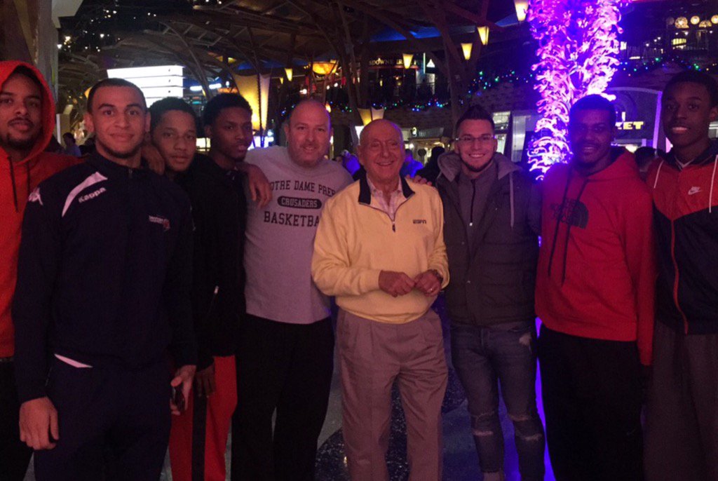 Special thanks to <a href="/DickieV/">Dick Vitale</a> for taking a little time with the #NDP boys tonight.