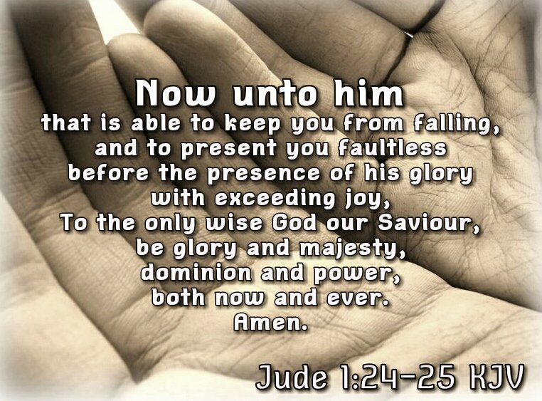 Bible Verses KJV on Twitter: "Jude 1:24 KJV Now unto him that is ...