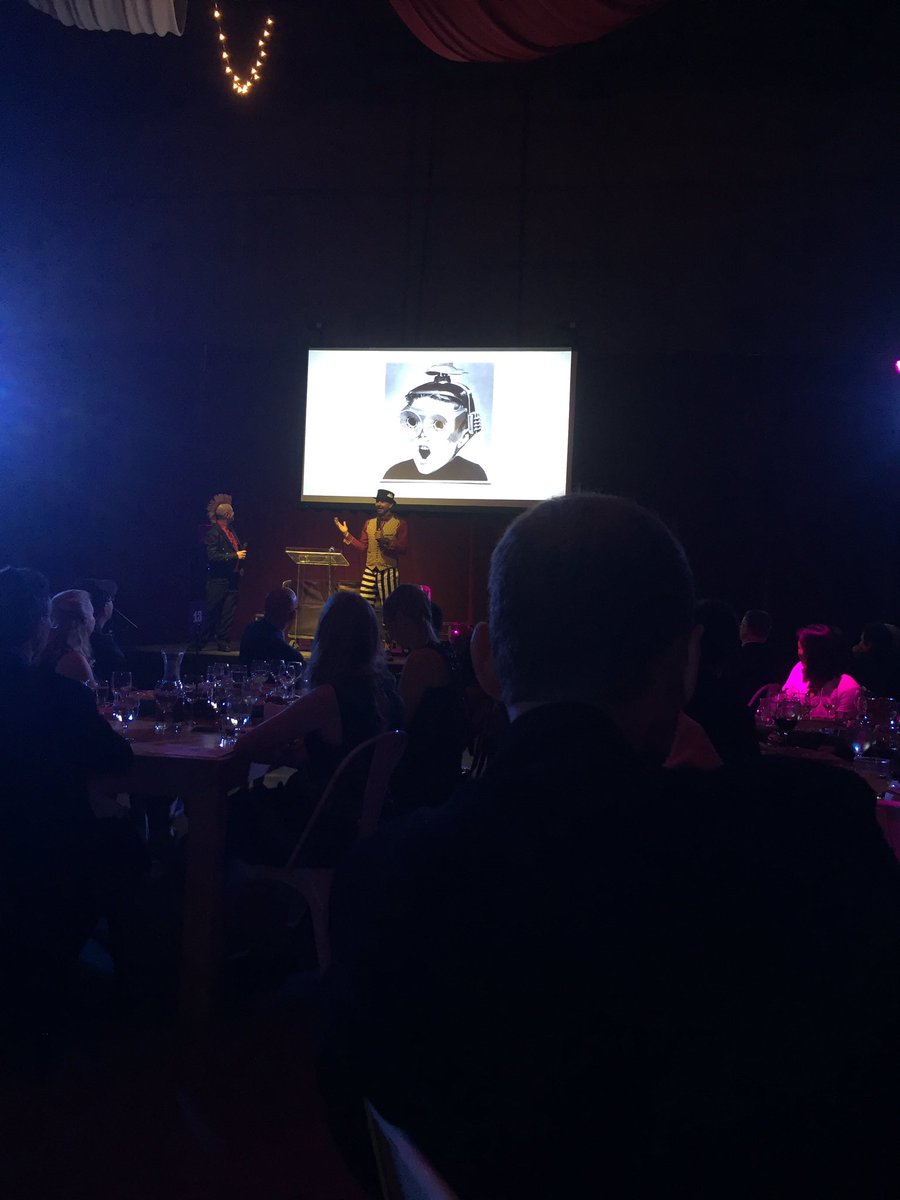 nanxi_liu's tweet image. Celebrating STEM education at @TwoBitCircus annual anti-gala dinner. #STEMisCool