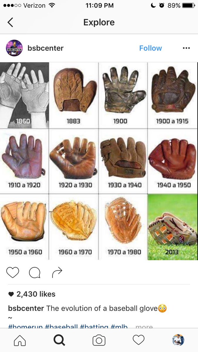 Evolution of the mitt