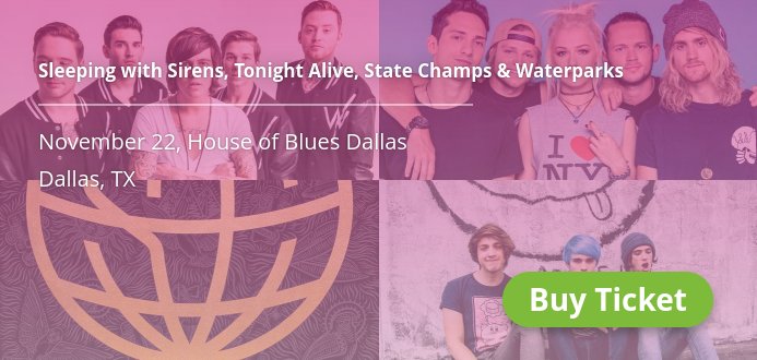 DallasRockGigs's tweet photo. 🎶 @tonightalive, @swstheband and others, Nov 22, Grab a ticket: 🎫 https://t.co/4uJwD0PcTe https://t.co/NIpFjwVwAo