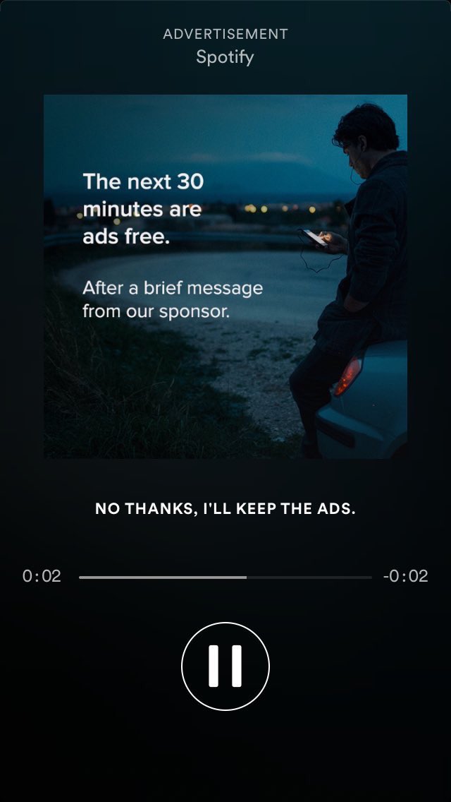 aIIthememes's tweet image. "THE NEXT 30 MINUTES ARE AD FREE THANKS TO THE FOLLOWING SPONSOR"