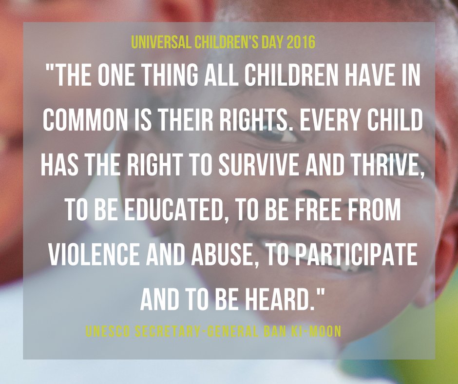 GetInvolvedNPC's tweet image. Today we celebrate #UniversalChildrensDay.
Support the generations to come: ow.ly/fKW7306kIfT 

#ChildrensDay #ECD #teacherempowerment