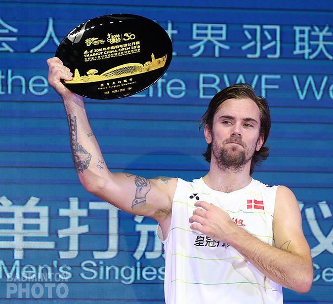 🏆 Yonex All England Badminton Championships 🏆 (@yonexallengland) on Twitter photo HISTORY MAKER | Jan O Jorgensen has become the 1st European player to take a singles title at the #ChinaOpen! Congratulations <a href="/janojorgensen/">Jan Ø. Jørgensen</a> HISTORY MAKER | Jan O Jorgensen has become the 1st European player to take a singles title at the #ChinaOpen! Congratulations <a href="/janojorgensen/">Jan Ø. Jørgensen</a>