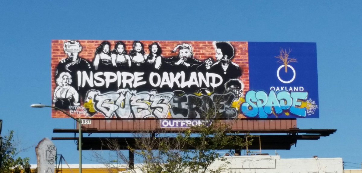 InspireOakland's tweet photo. "#InspireOakland is the biggest #billboard #design #competition in #BayArea; an annual event organized by @OaklandDigital" @Laney_College https://t.co/mA662yhkbx