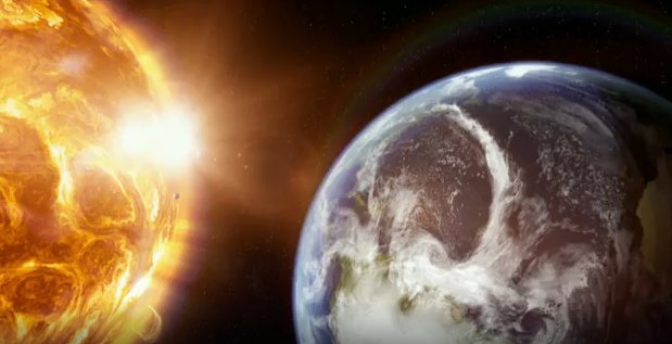 ScienceChannel's tweet photo. A magnetic field protects us from the sun’s radiation and makes liquid water and life possible on Earth. https://t.co/pt7rIB8nID https://t.co/rXjOudm6iO