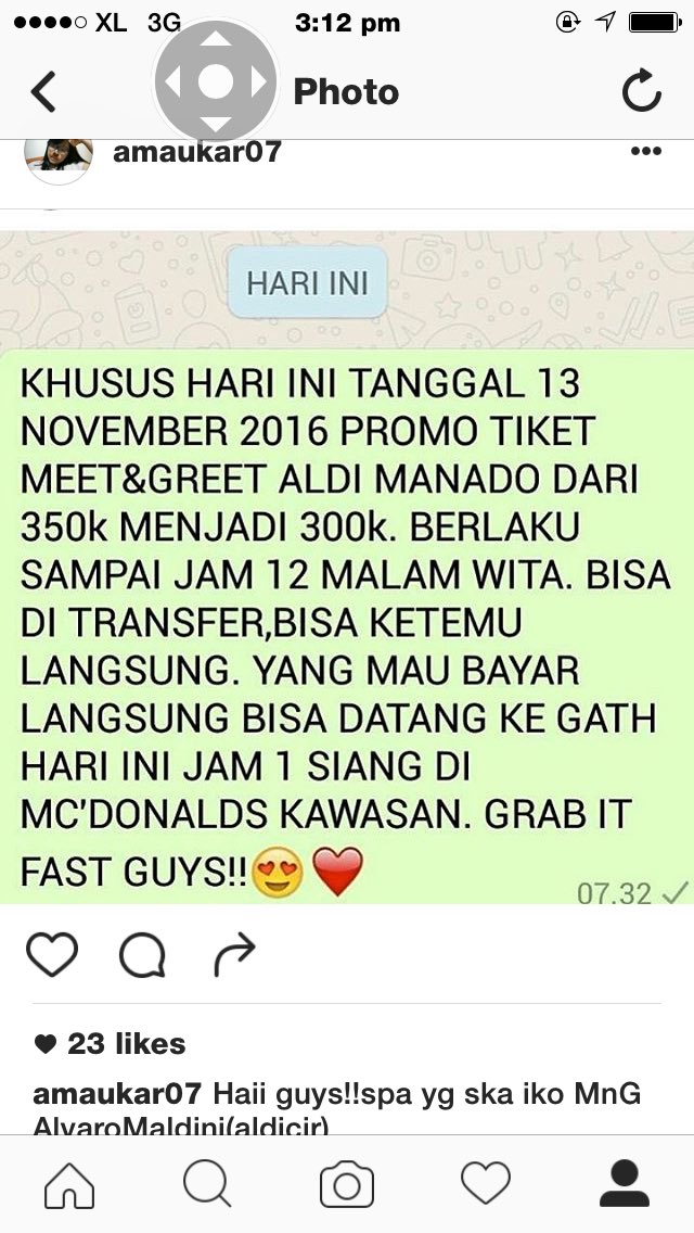 Stop donk yang kayak gini2 gausah ada yang dateng karna acara ini tidak ada thankyou.