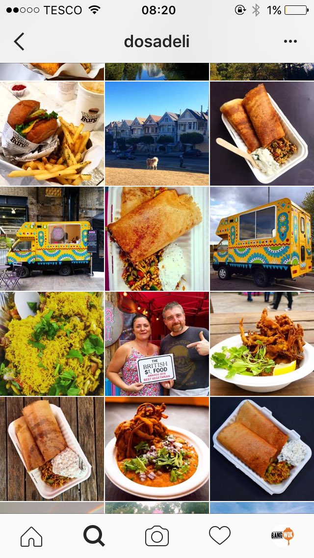 OMG 😍 Everyone go and have a perv at the <a href="/DosaDeli/">Dosa Deli ®</a> insta account. It is a thing of beauty. (Unlike ours 😂)