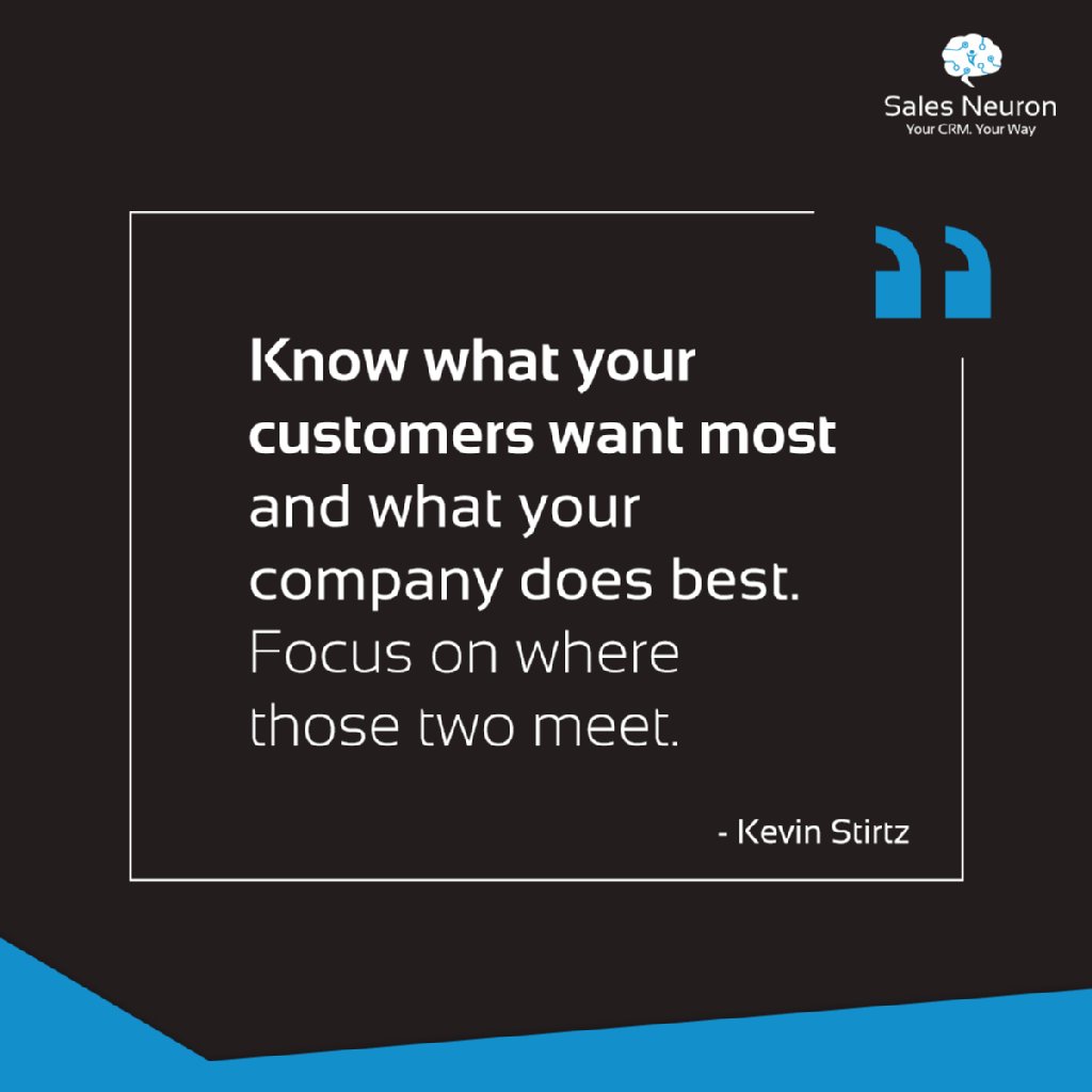 aucventures's tweet photo. "Know what your customers want most and what your company does best. Focus on where those two meet.” –Kevin Stirtz https://t.co/XKIOP6gvaL