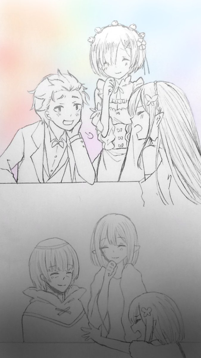 #リゼロ版深夜の創作一本勝負 
「王様」ゲーム
完読した後に王様ゲーム回見返すと泣けるものがあるよね 