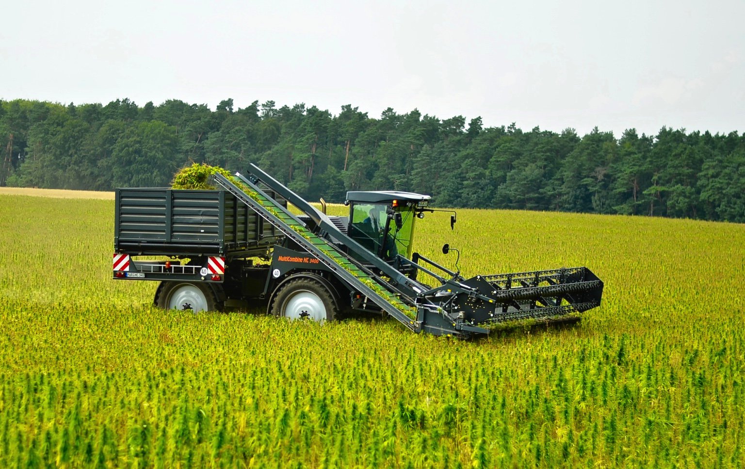 Dr. Wilhelm Schaekel on Twitter: "Hemp Blossom Harvester ...