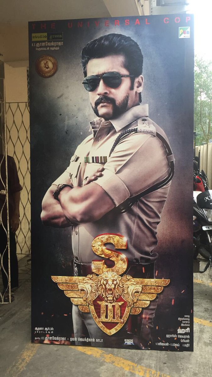 sakthivelan_b's tweet photo. #S3 mega size Standees are getting ready for dispatch to theatres. @Suriya_offl @StudioGreen2 @kegvraja @rajsekarpandian @UdhayamEnt https://t.co/4FwOZRDFIa