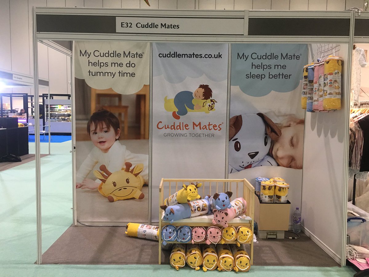 Cuddlemates's tweet photo. Cuddle Mates is ready for day 2 of the Baby and Toddler show (Excel, London). Stall E32. Come and visit us. https://t.co/FghD2UCHJl