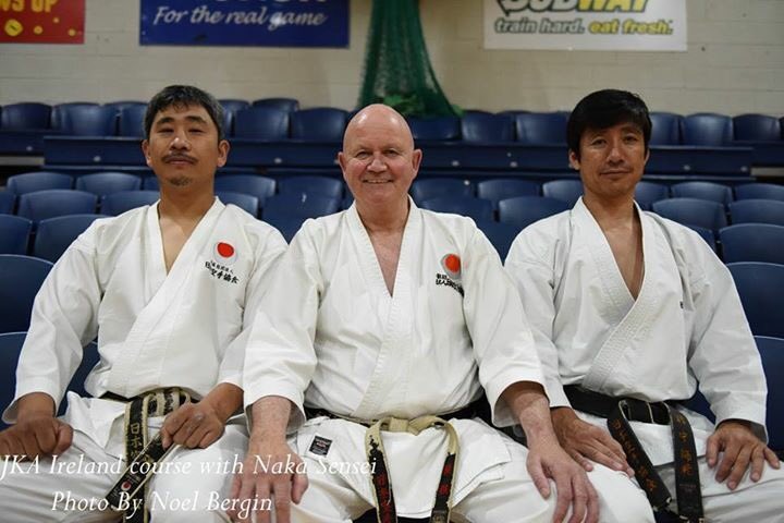 JkaIreland's tweet photo. Sensei Okuma Sensei Casey,Sensei Naka on their Ireland Course #eventireland #failteireland https://t.co/biVKvnBoP7
