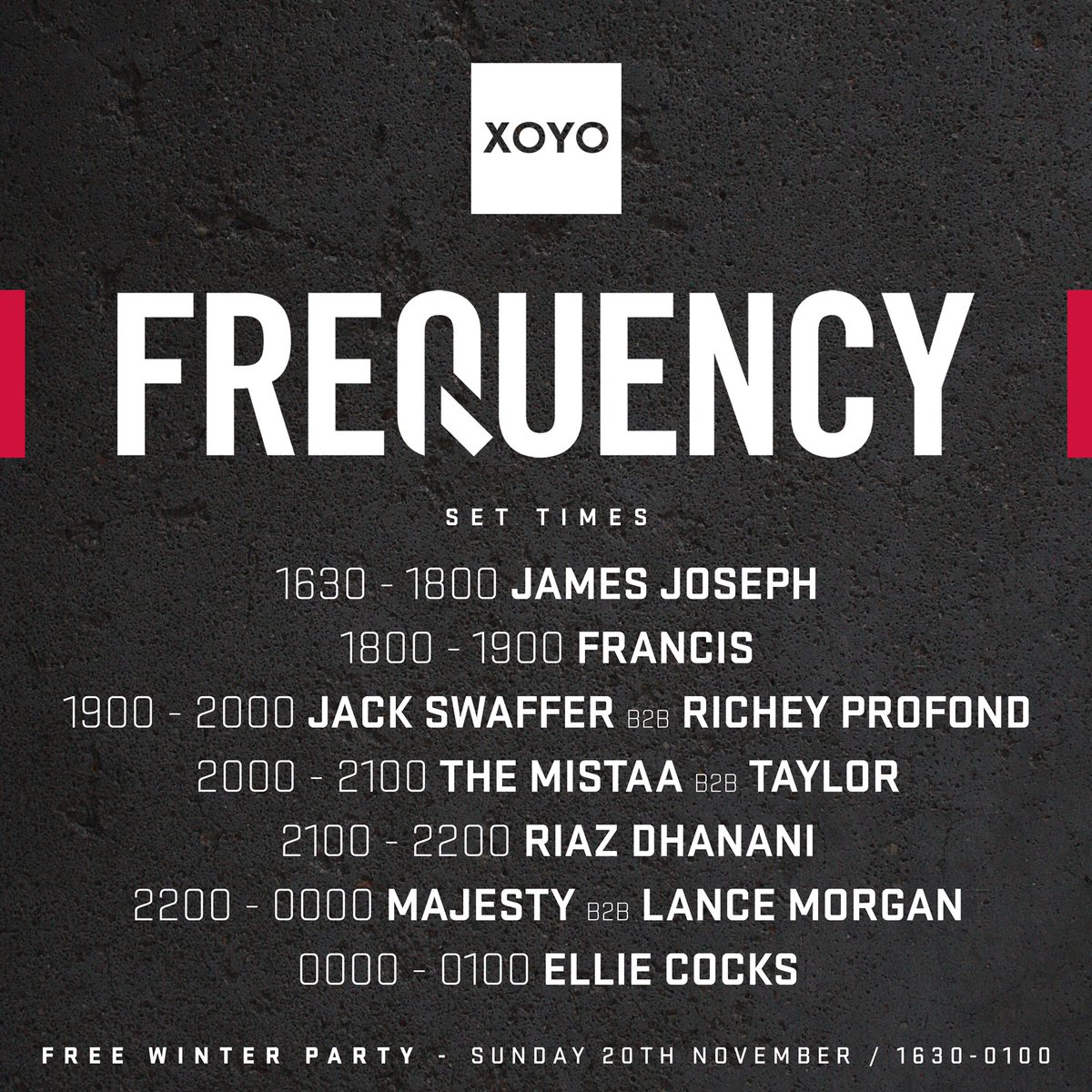 Early arrival is essential today. We close the doors once we hit capacity so get there early to guarantee entry! See you guys soon 💃💃