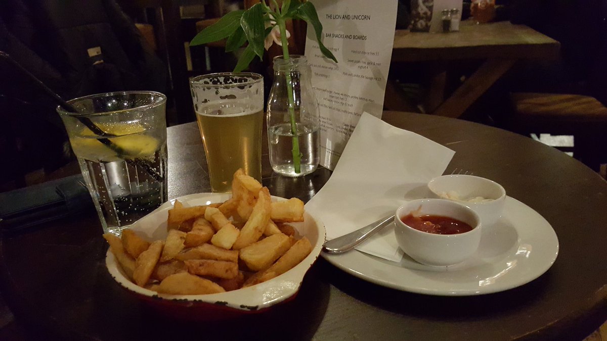 sarafromuk (@sarafromuk) on Twitter photo Hey <a href="/kentishtowner/">Kentishtowner</a> what happened to the famous triple cooked chips from the Lion and Unicorn @GeronimoPubs?! 😕 Hey <a href="/kentishtowner/">Kentishtowner</a> what happened to the famous triple cooked chips from the Lion and Unicorn @GeronimoPubs?! 😕