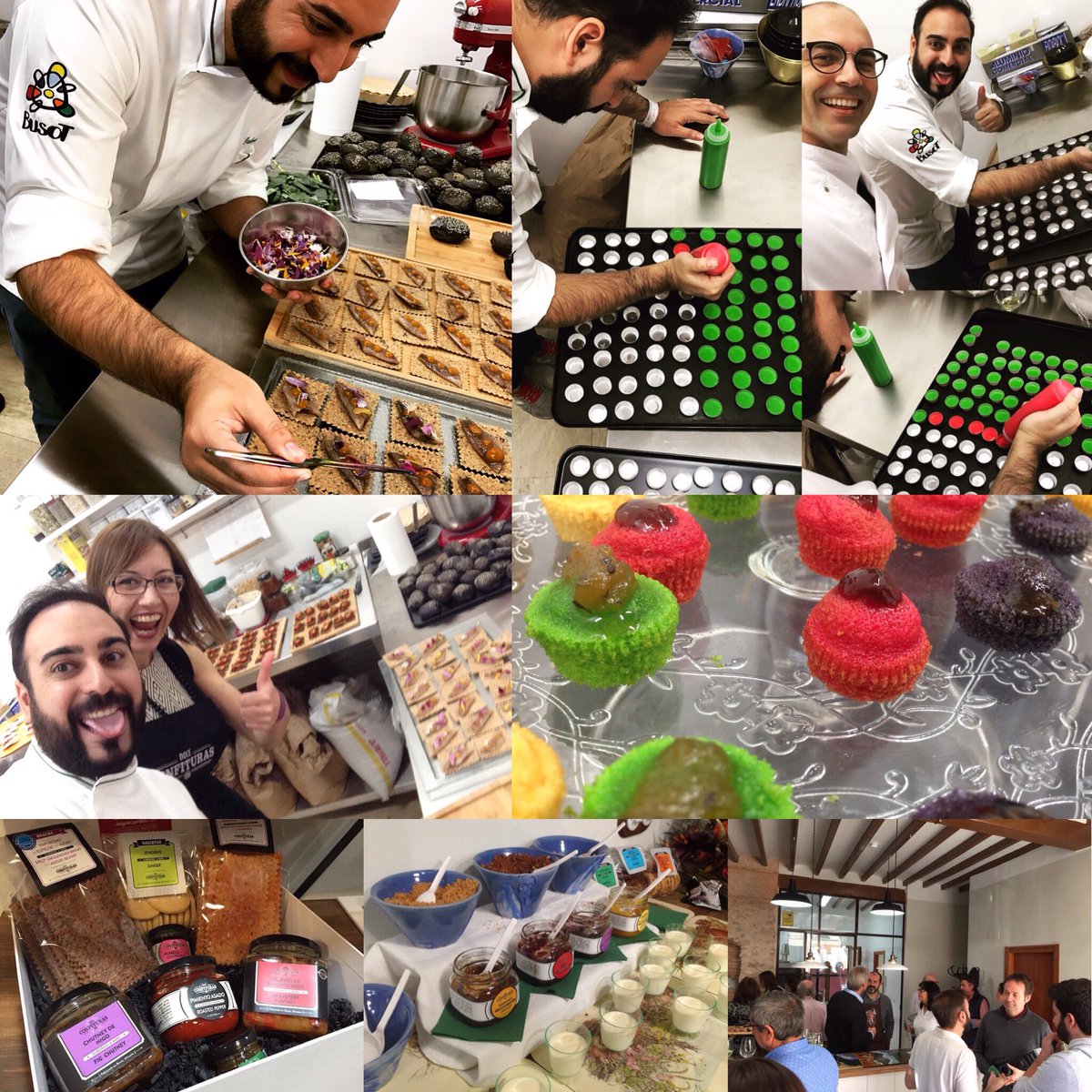 SalvaMChef4's tweet photo. GRACIAS @doce_confituras por confiar en mí para hacer el #catering de vuestra apertura Vuestros productos #gourmet son lo mejor! #MasterChef https://t.co/91W82ZvbYq