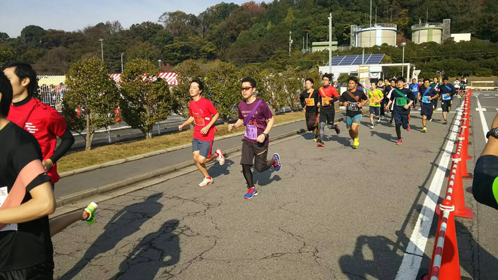 本気で疲れた #社内駅伝