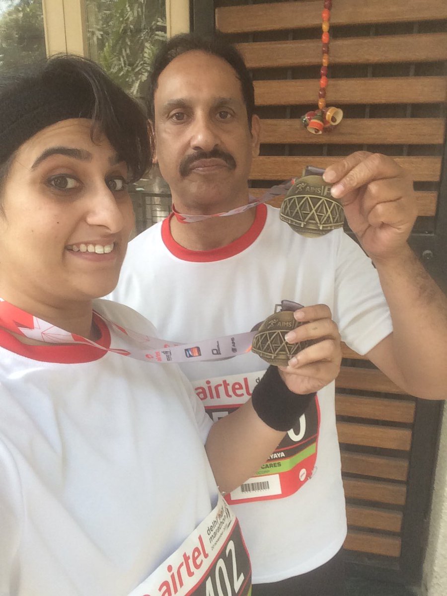 swoobydoobywoo's tweet photo. And it's done.Yet again. 21.1  kms to self worth.@tirthahalli yay!#MakeYourRunCount #ADHM2016 #AirtelDelhiHalfMarathon #RunAboveTheOrdinary https://t.co/SwMpp8uz5F