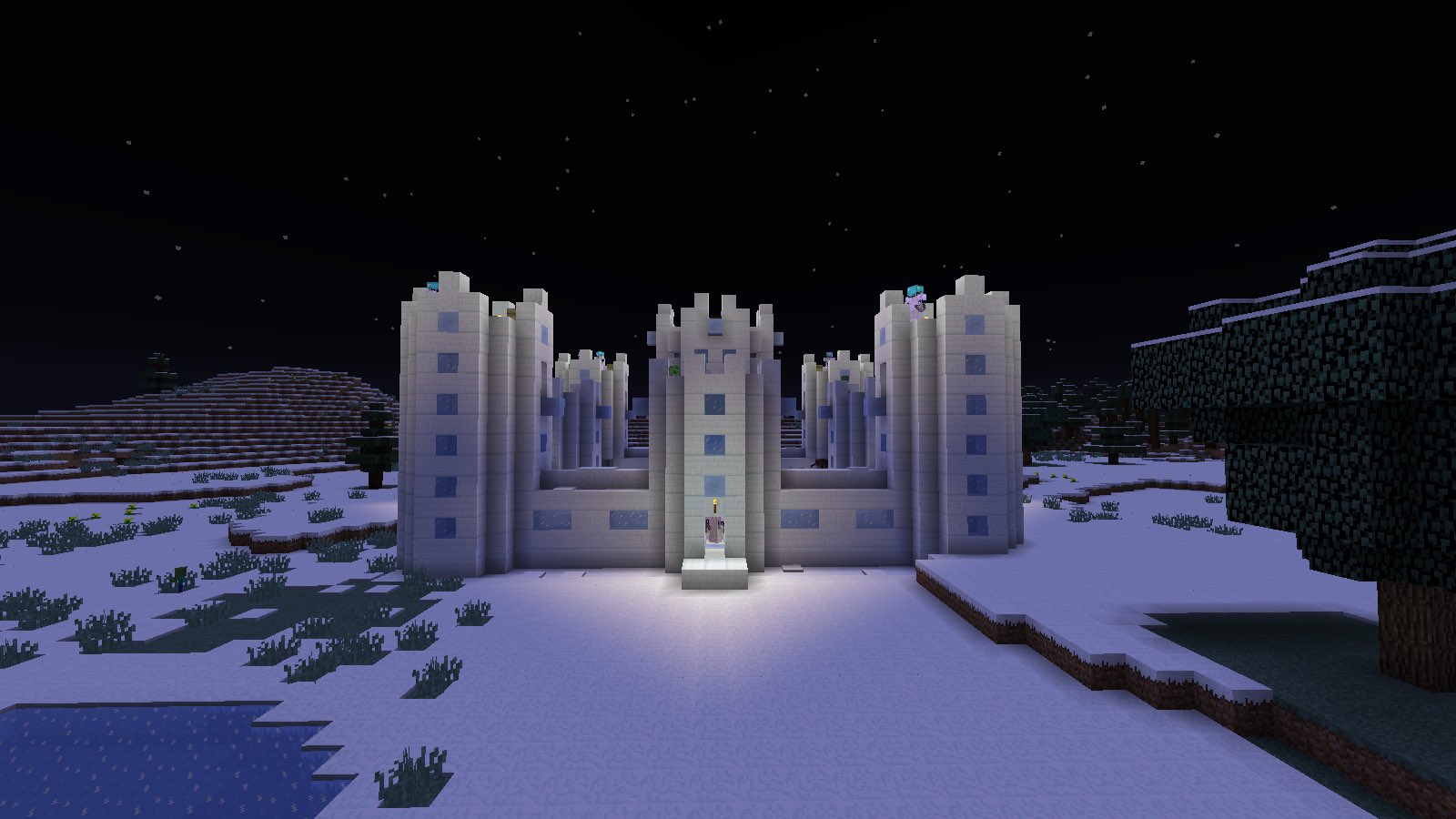 Snow Biome Minecraft House Designs Snow Cabin Build Ideas In Minecraft