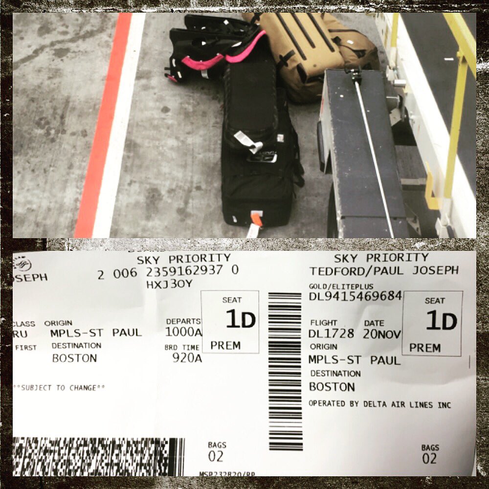 Got my second upgrade for the day, and I see my bag being loaded on the plane! Thank you <a href="/Delta/">Delta</a>