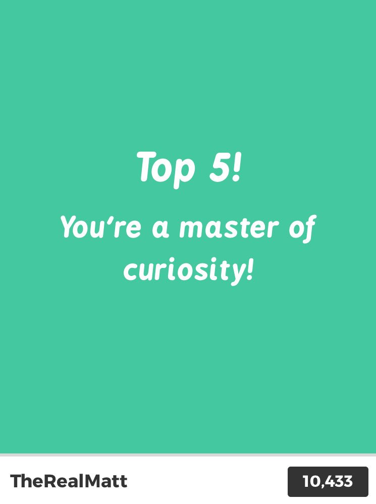 breitzen's tweet photo. 4th Place in the #SDYCGameOn game of Kahoot! It's like I'm a leader or something... 😬 #TheRealMatt #MyNameIsNotMatt https://t.co/2n8EXIdnRH