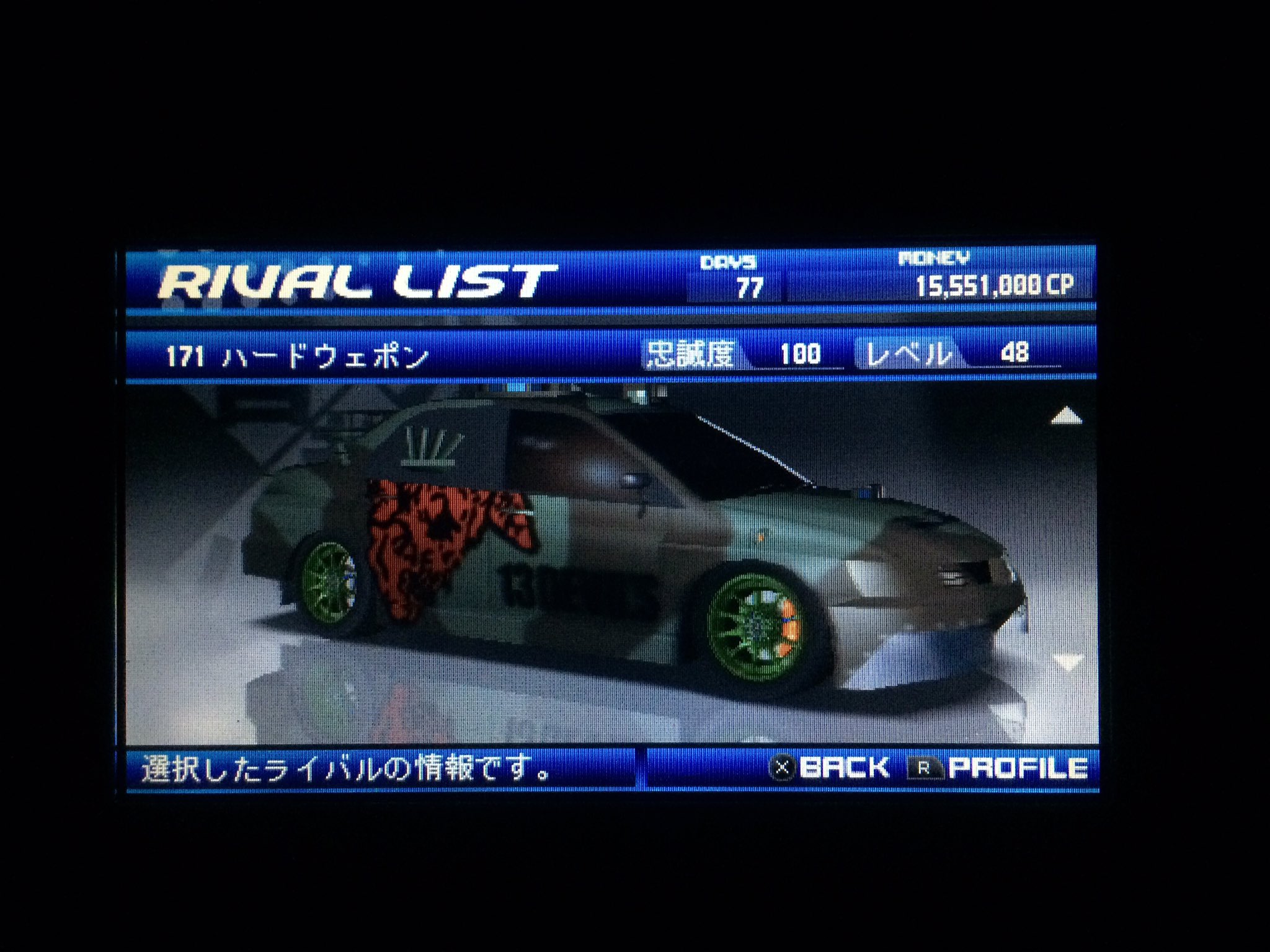 Rivals 通り名 ハードウェポン チーム 新十三鬼将 登場作 首都高バトル Psp みなとみらいを所属エリアとする走り屋 バトルで獲得した金を孤児院に寄付するとゆう一面もある ミリタリーマニアとゆう事もあり彼のマシンはno Loserのメンバー以上に武装され Rivals 通り名 ハードウェポン チーム 新十三鬼将 登場作 首都高バトル Psp みなとみらいを所属エリアとする走り屋 バトルで獲得した金を孤児院に寄付するとゆう一面もある ミリタリーマニアとゆう事もあり彼のマシンはno Loserのメンバー以上に武装され