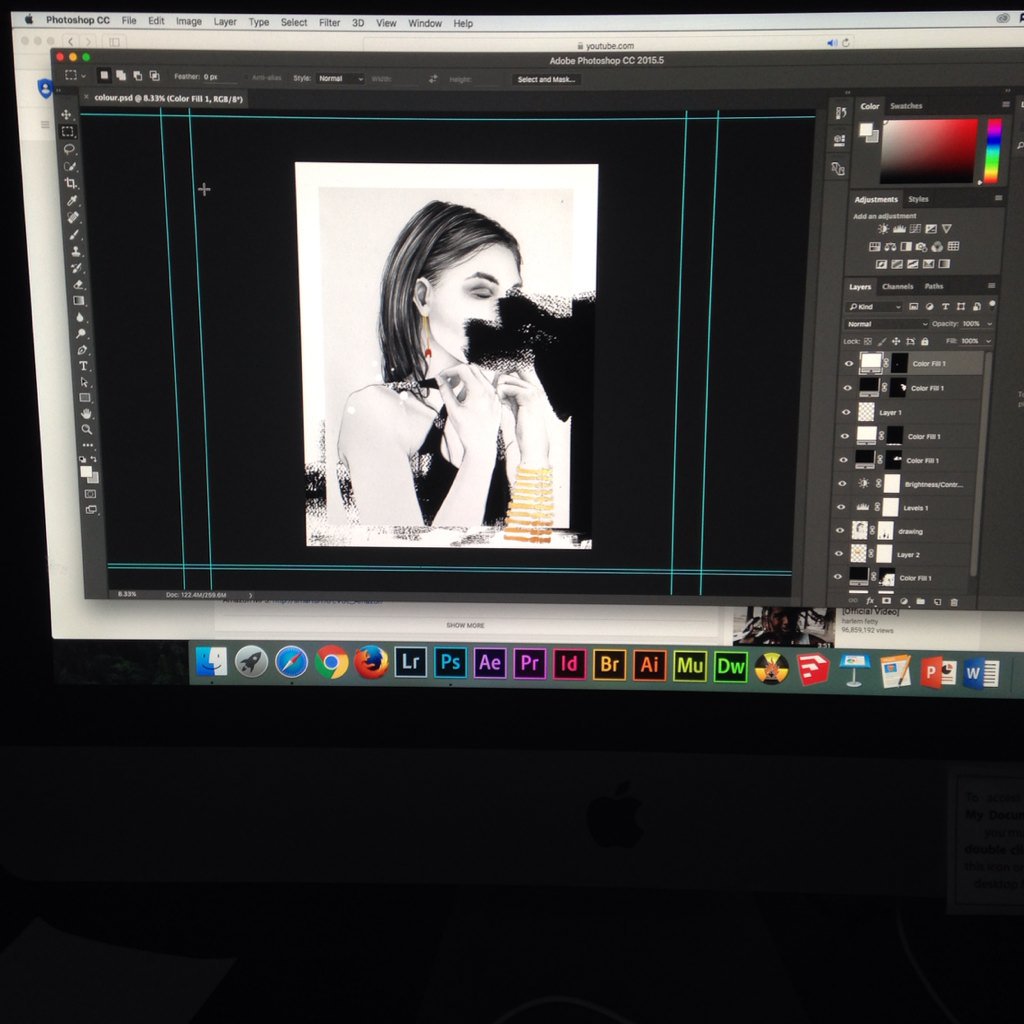 IngerKristineS's tweet photo. Photoshop Sunday😎 #adobe #illustration #fashionillustration https://t.co/B7k8PqObxY