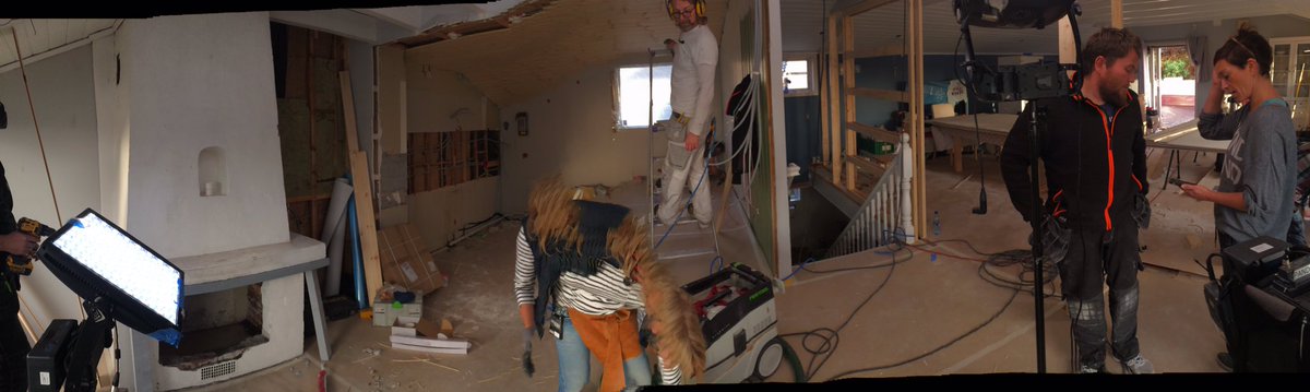 OliverHeath_OHD's tweet photo. On set at my next Norwegian tv show design. Bringing in light , &amp; creating calm spaces for the family to enjoy and recuperate https://t.co/uNrvrHlEJF