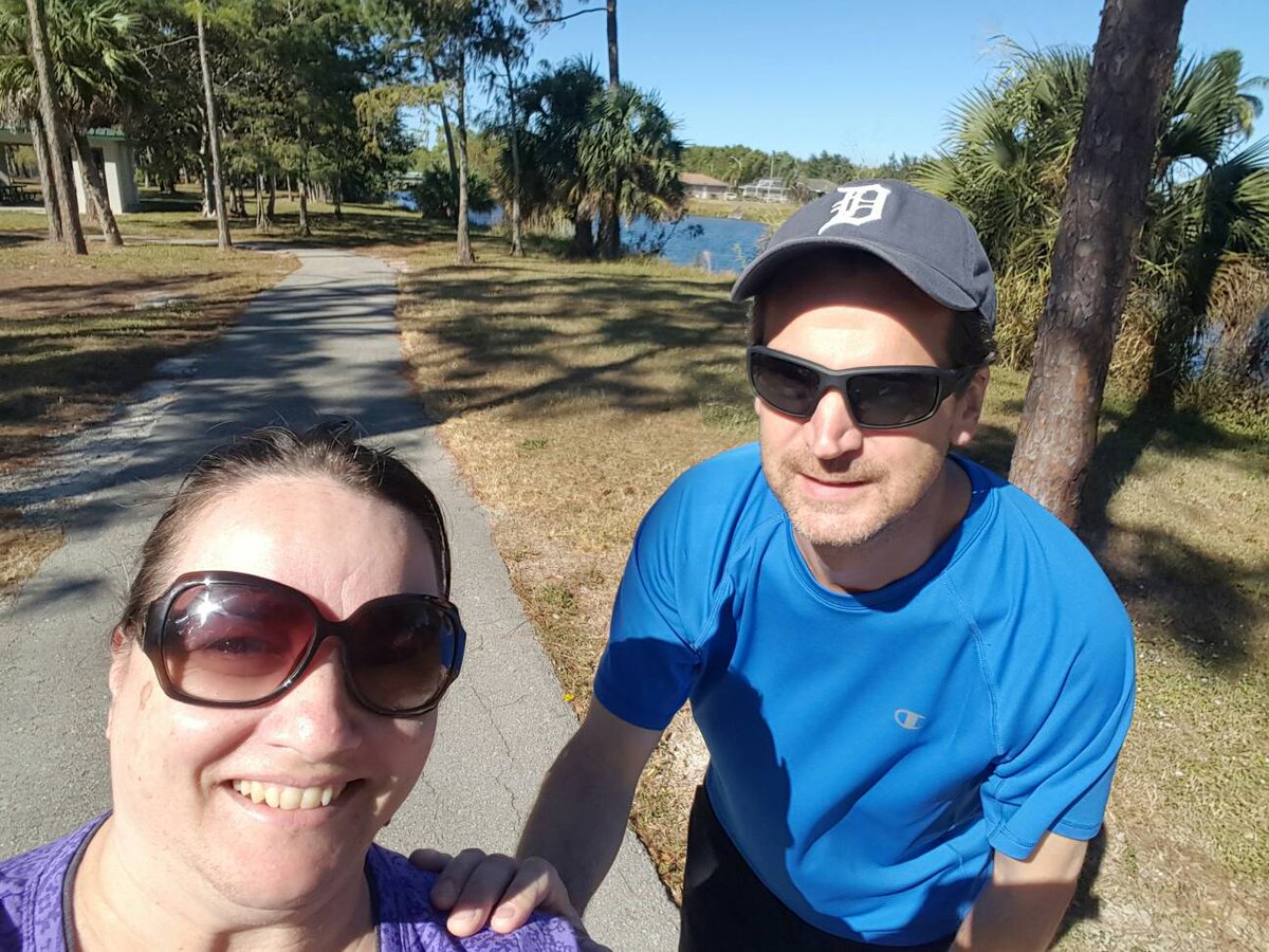 lauriefor's tweet photo. Karl &amp;I went for a nice Walk in the park 
#gettingourexercise #enjoyingtheoutdoors https://t.co/eG2u14NzXG